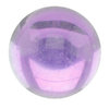 Cabochon, poliert crystal violet ice 14mm, 4 Stück