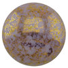 Cabochon, poliert amethyst purple terracotta (opak) 18mm, 2 Stück