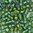 Rocailles grün iris mit Silbereinzug 2,3mm 20g
