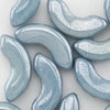 Arcos® par puca Beads weiß - blau gelüstert 5 x 10mm, 5g (ca. 22 Stk.)