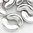 Arcos® par puca Beads silber metallic (full Labrador) 5 x 10mm, 5g (ca. 22 Stk.)