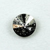 Swarovski 1122 Runder Stein (Rivoli) SS39 (ca.8,3mm) crystal black patina - Rest 4 Stück