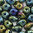 SuperDuo Beads olive metallic iris 2,5 x 5mm 10g