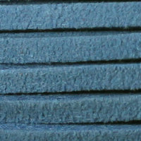 Veloursband 3 mm blau  - REST 0,65m