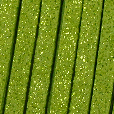 Veloursband 3 mm glitzer grün - REST 1,4m
