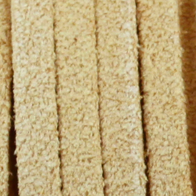 Veloursband 3 mm beige - REST 0,90m
