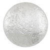 Cabochon 18mm crystal silber etched, 2 Stück