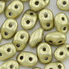 SuperDuo Beads satured metall lime light 2,5 x 5mm  10g