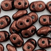 SuperDuo Beads satured metall chicory coffee 2,5 x 5mm  10g