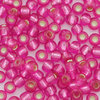 Toho Rocailles 11/0  Fb-Nr. 2214 hot pink mit Silbereinzug 10g