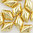 Matubo GemDuo™ Beads 5 x 8 mm 24ct vergoldet 12 Stk.