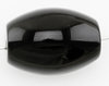 Edelstein Obsidian, Olive glatt 18 x 13 mm, 2 Stück