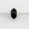 Edelstein Obsidian, Diskus glatt 3,4 x x6 mm, 30 Stück