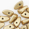 Prong Beads 6 x 3mm gold metallic matt 4g ( ca. 46 Stück)