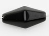 Edelstein Obsidian, Doppelkegel 6-Kant 20 x 10 mm, 2 Stück