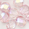 Glasschliffperlen 6 mm pink AB