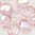 Glasschliffperlen 6 mm pink AB