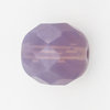 Glasschliffperlen 10 mm violet opal