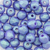 Glasschliffperlen 3 mm tropical blue-grape