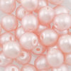 Glasperlen rund 4 mm seiden rosa 100 Stück