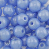 Glasperlen rund 4 mm blau opak gelüstert 100 Stück