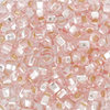 Rocailles crystal mit Silbereinzug - hell rose Solgel (SG) 2,3mm 20g
